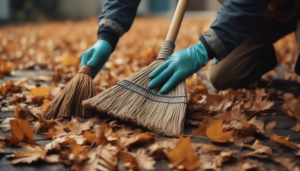 Top Techniques for Preventive Roof Maintenance clearing roof of debris