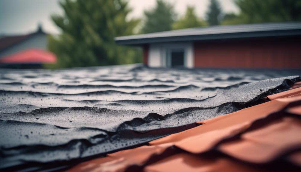 coverage of roof waterproofing