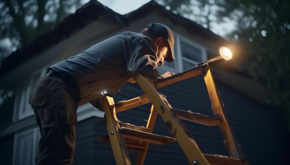 detect and repair roof leaks