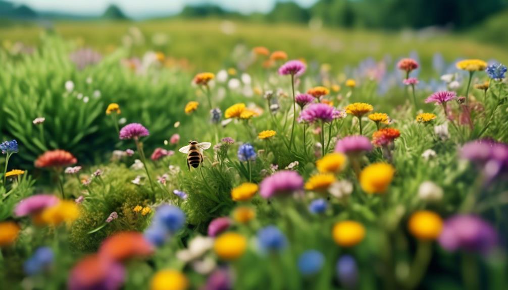 eco friendly rooftops with wildflowers