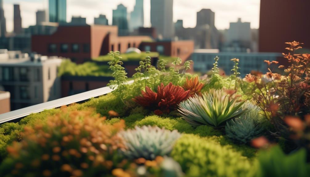 ecological roof with native plants