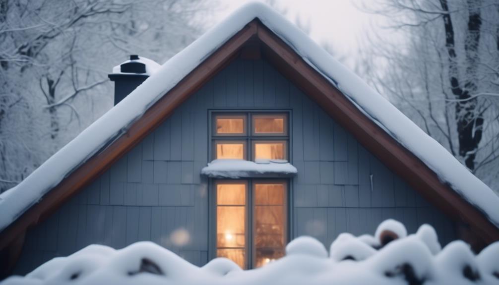 efficient insulation for cold weather roofs