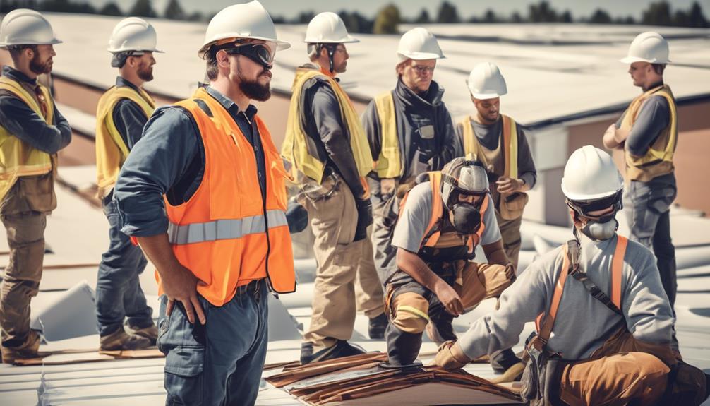15 Essential Tips for Choosing Commercial Roof Repair Contractors ensuring safety through training