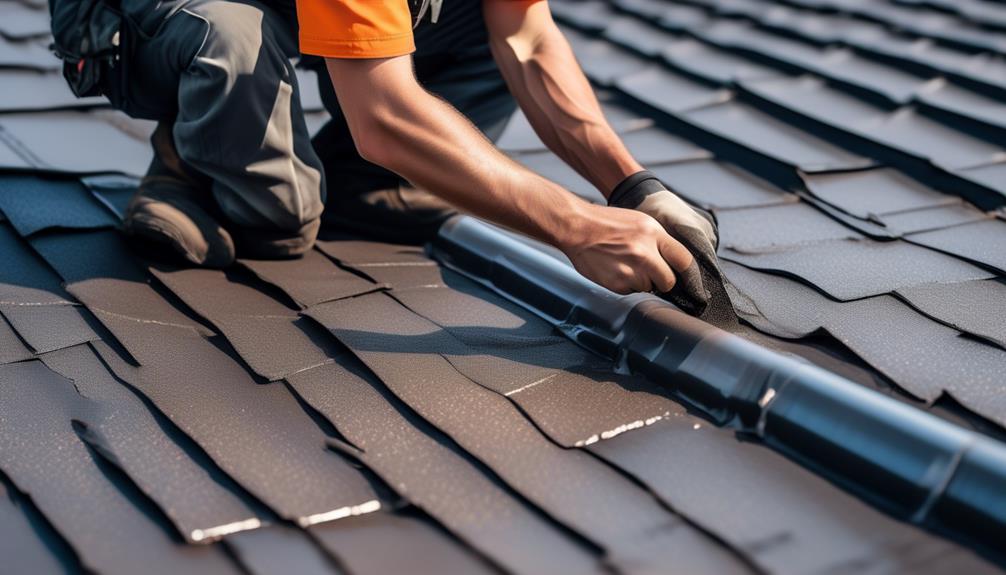 examining flashings and sealants