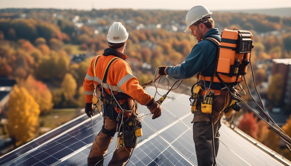 10 Best Practices for Safe Solar Panel Installation implementing fall safety measures
