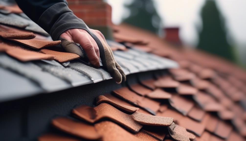 inspect and reinforce roofing flashing