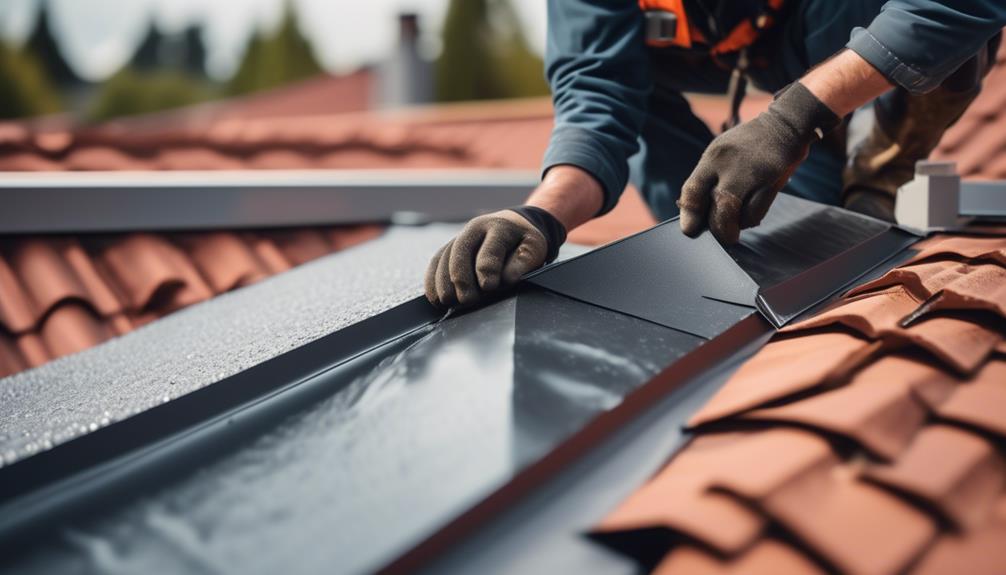 installing flashing for waterproofing