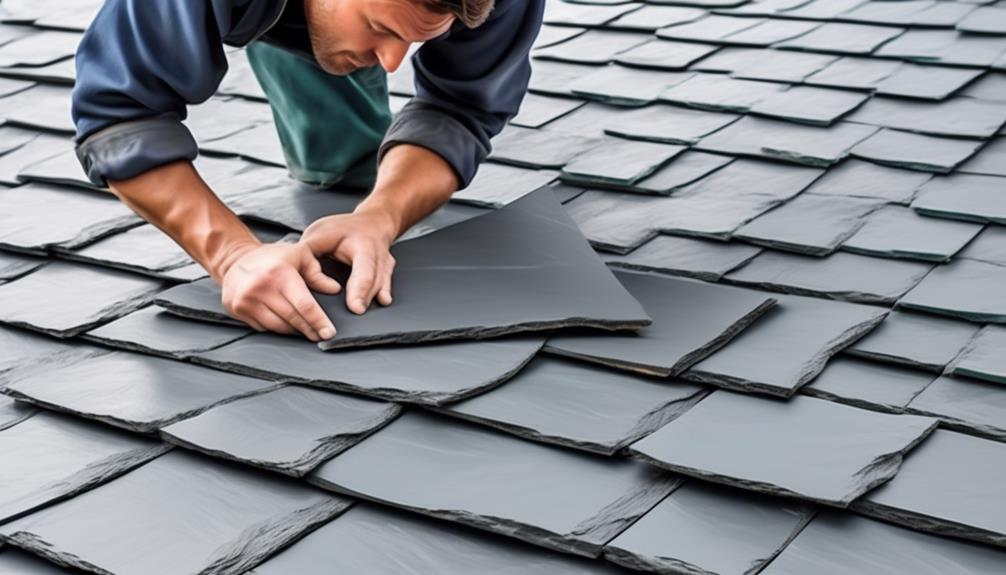 installing slate floor tiles