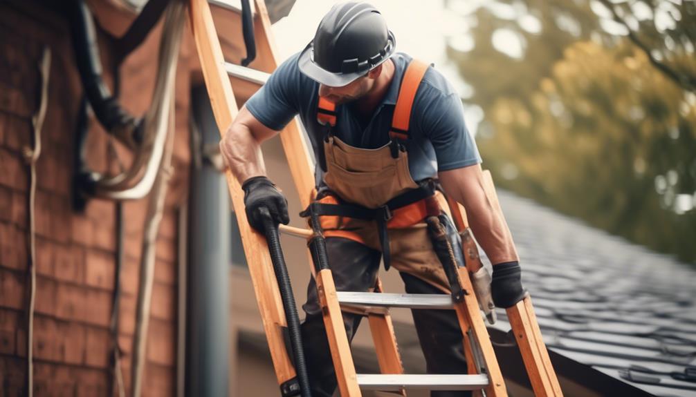 14 Essential Safety Tips for Roof Waterproofing ladder safety essential precautions