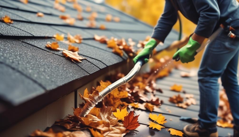 maintain gutter and downspouts