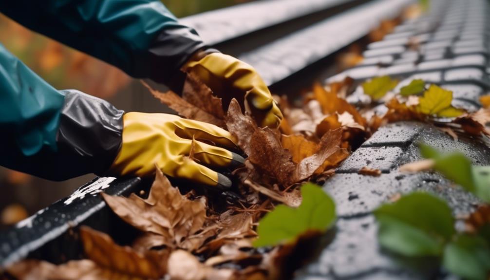 maintain gutter and drainage