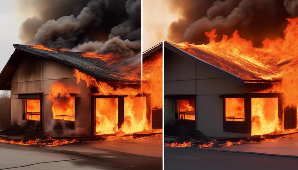 What's Better: Metal or Asphalt Roofing? protection against heat and flames