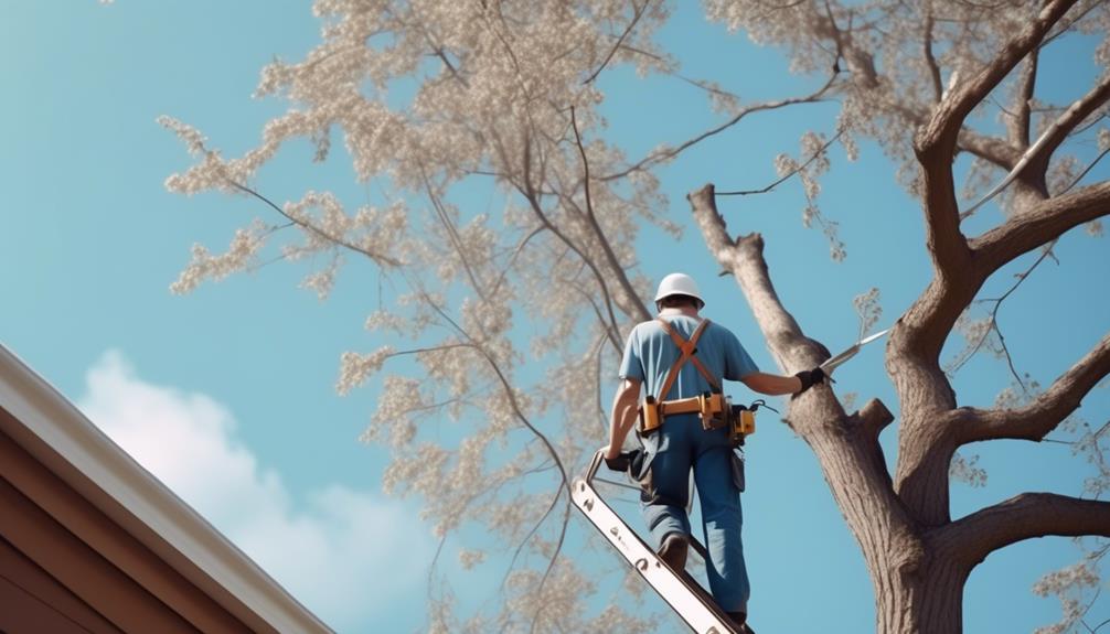 Top 4 Essential Roof Maintenance Tips for Homeowners prune protruding tree branches