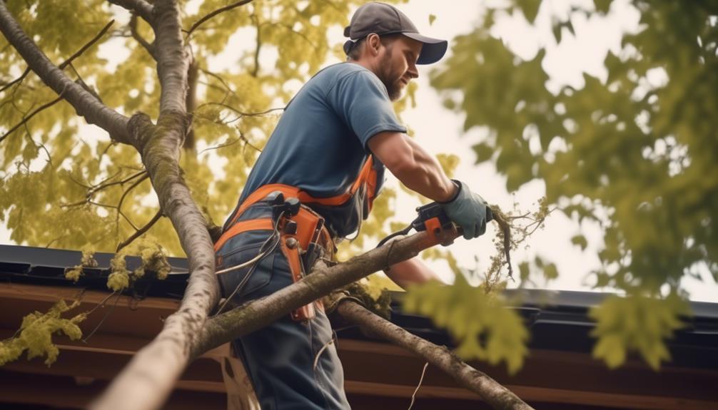Five Essential Tips for Leak-proof Roof Maintenance prune protruding tree branches