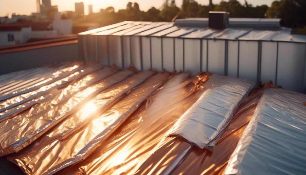 reflects heat and saves energy