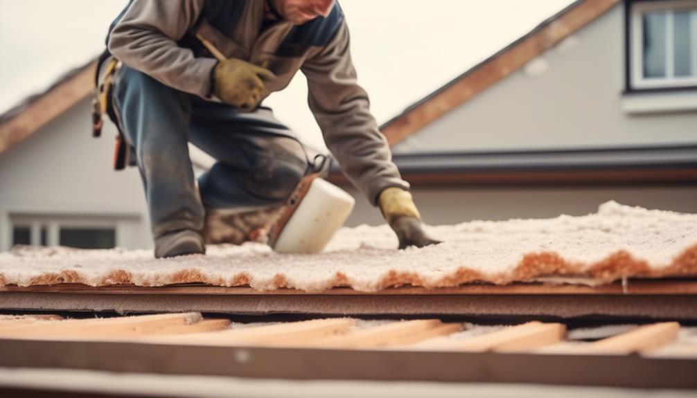 replacing old roof insulation