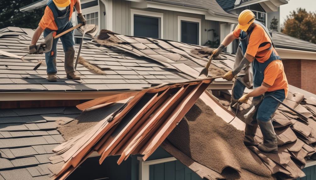 replacing worn out roof materials