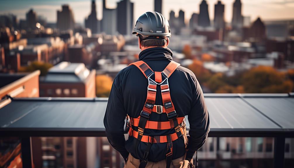 roof safety harness system