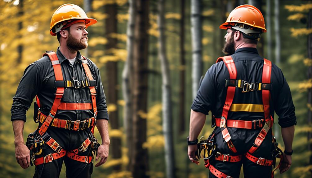 safety harness for roofing