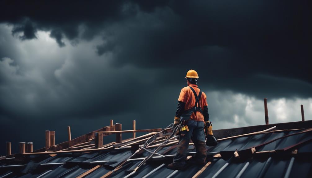 Essential Roof Safety Precautions During Construction severe weather safety tips