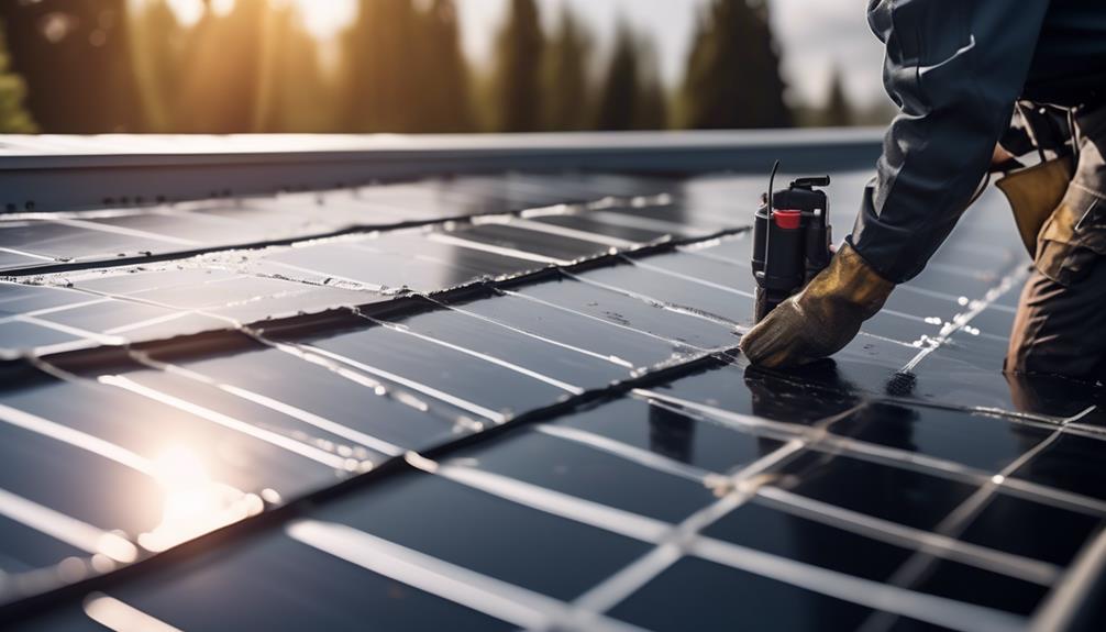 solar panel roof waterproofing