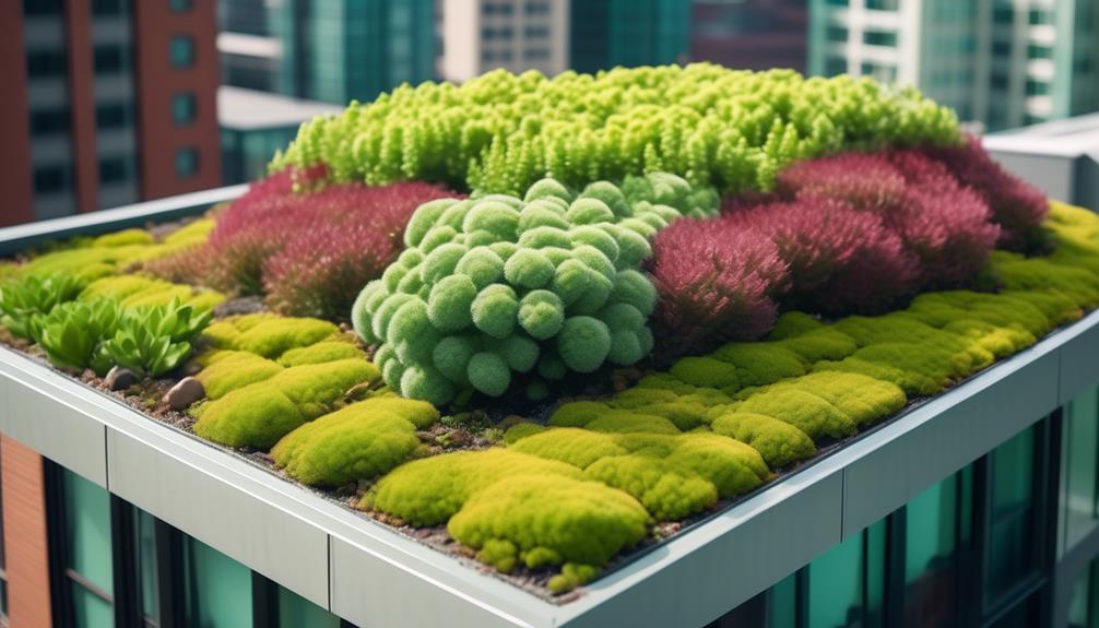 sustainable roofs with sedum
