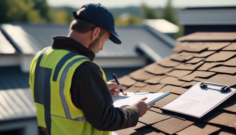 thorough roof inspection conducted