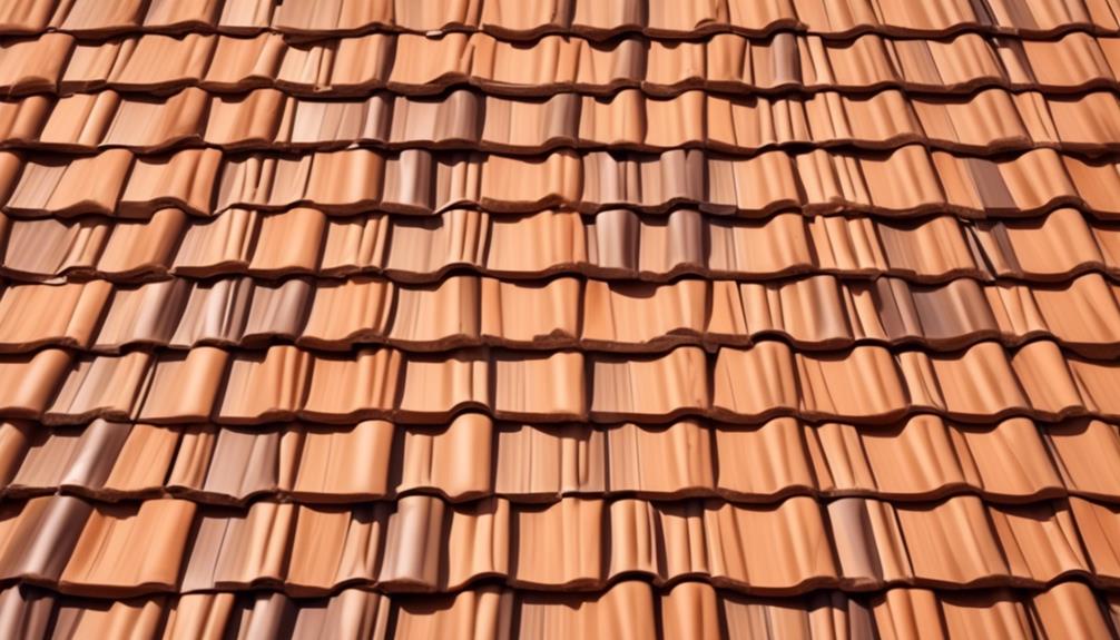 traditional clay roof tiles