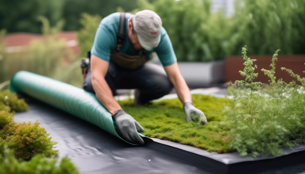 7 Handy Tips for DIY Green Roof Installation waterproof membrane installation process