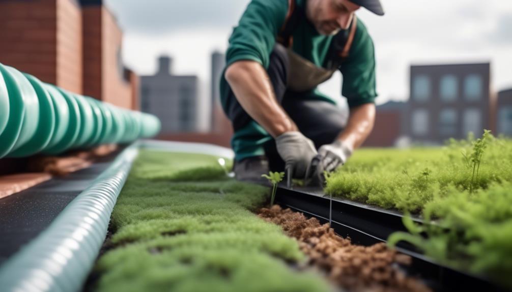 Installing a Green Roof: Your How-To Guide waterproofing and drain installation