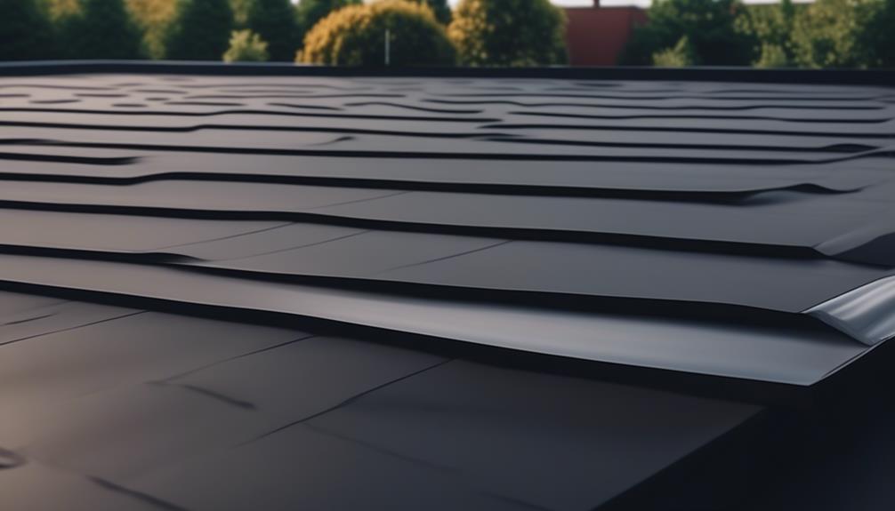 durable rubber roofing material