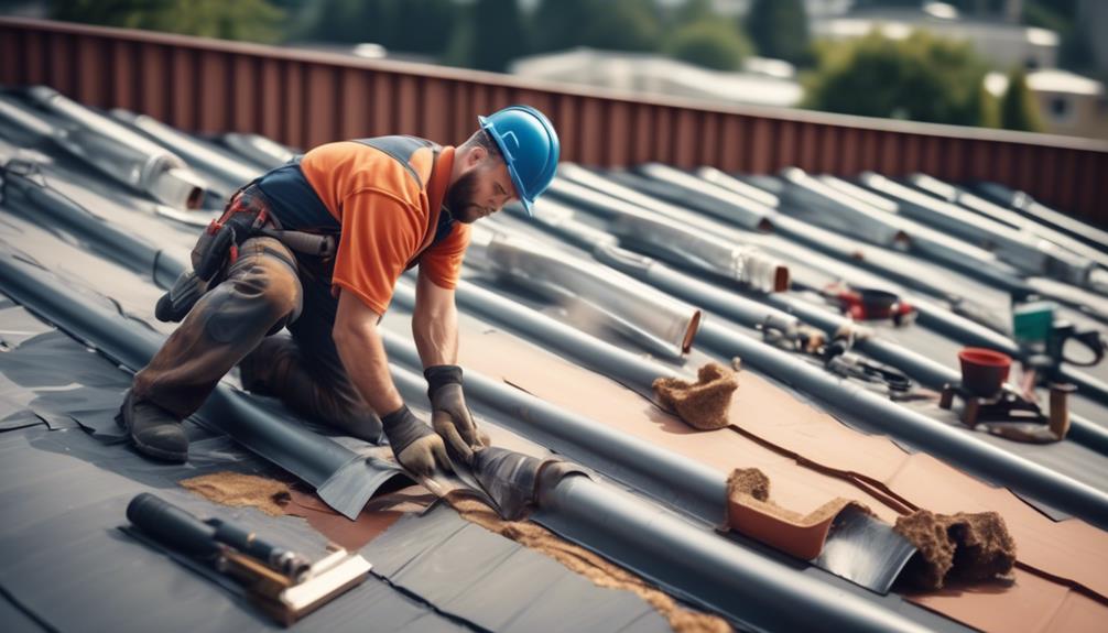 Guide to Fixing Leaks in Commercial Roofs expert roofers for challenging leaks