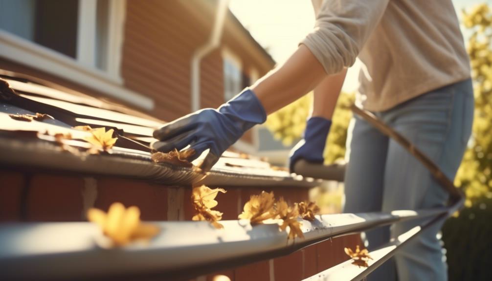 gutter cleaning and maintenance