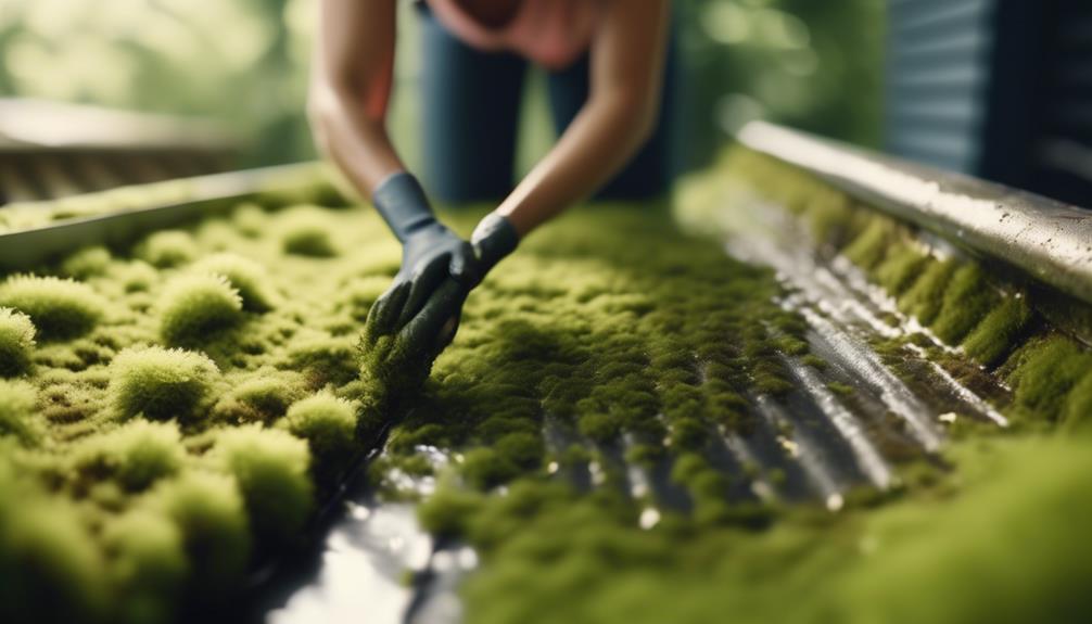 moss and algae removal