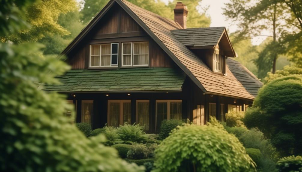 natural and rustic roofing