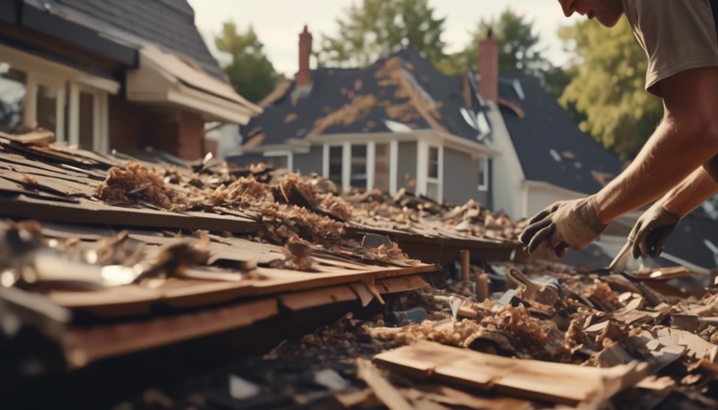 replacing the worn out roof