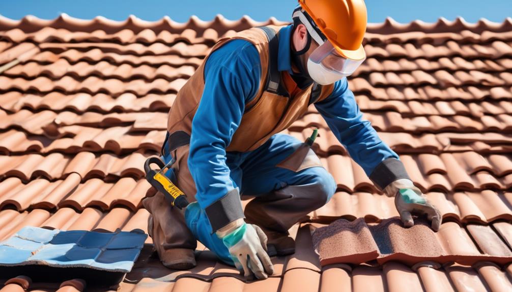clay tile roofing installation