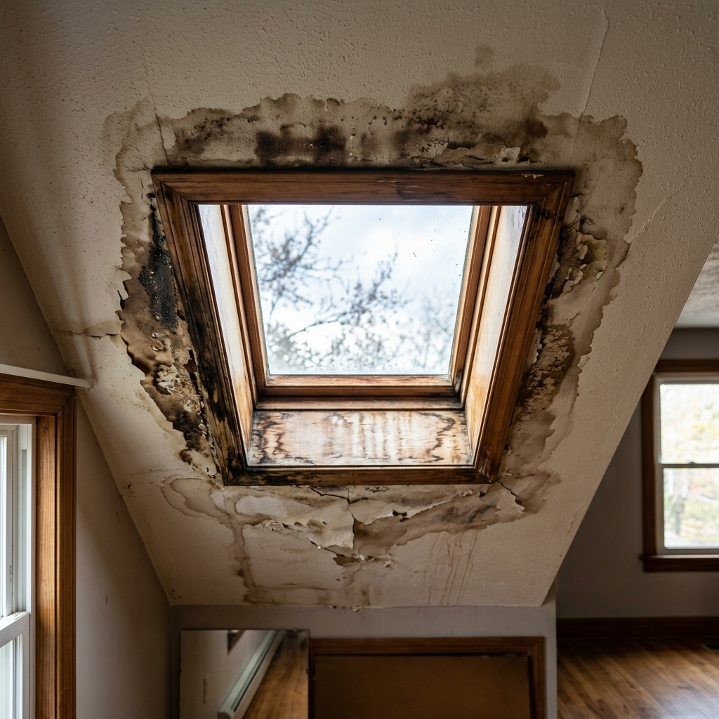 Skylight Leaking Through the Roof: Causes, Emergency Fixes and When Full Replacement Is Needed