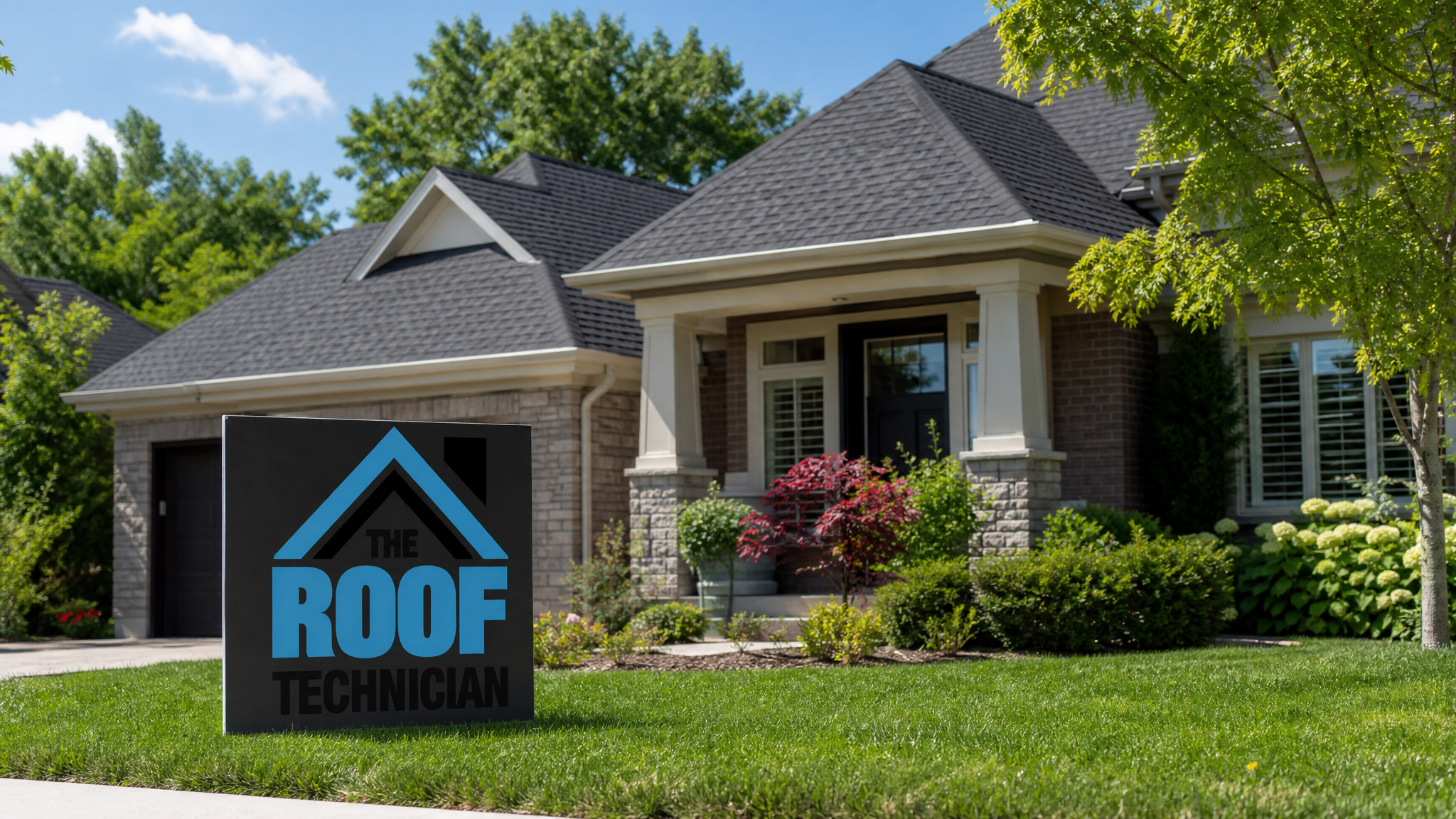 Architectural vs 3-tab shingles toronto comparison on a finished suburban GTA roof in summer daylight
